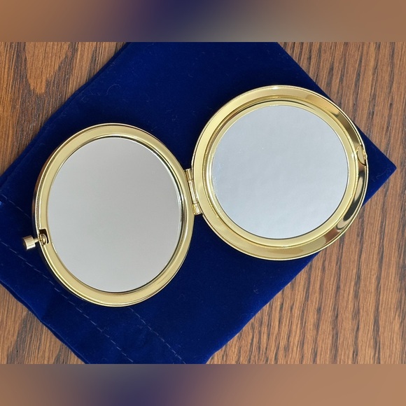 Monet Gold and Black Bee Compact Mirror - Picture 4 of 9
